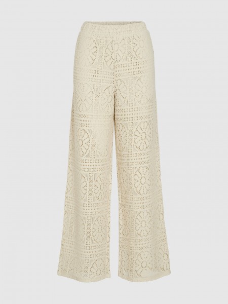 Cal�as Vila Mulher Vimerinda Hw Wide Pants/ls