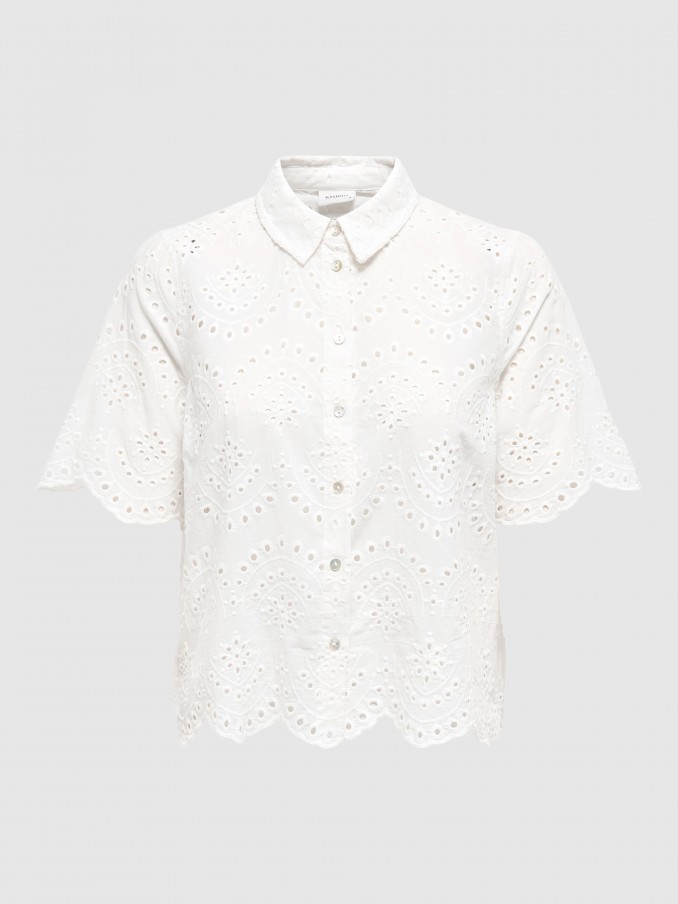 Camisa Mujer Blanco Only