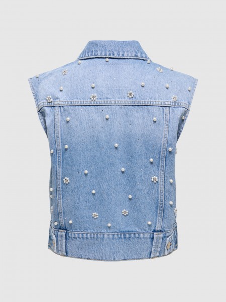 Vest Woman Light Jeans Only Vest Woman Light Jeans Only