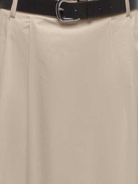 Skirt Woman Beige Only Skirt Woman Beige Only