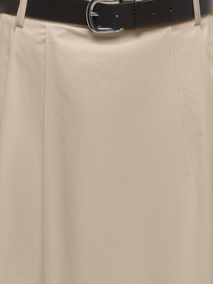 Skirt Woman Beige Only