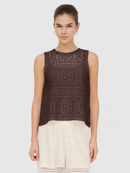 Shirt Woman Brown Only Shirt Woman Brown Only