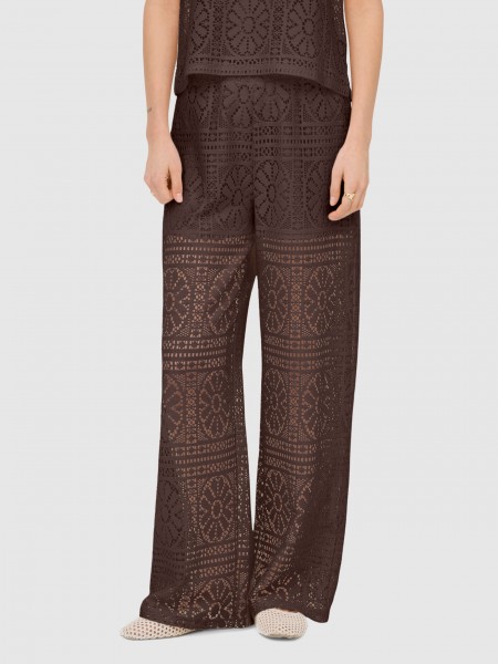 Pants Woman Brown Only Pants Woman Brown Only