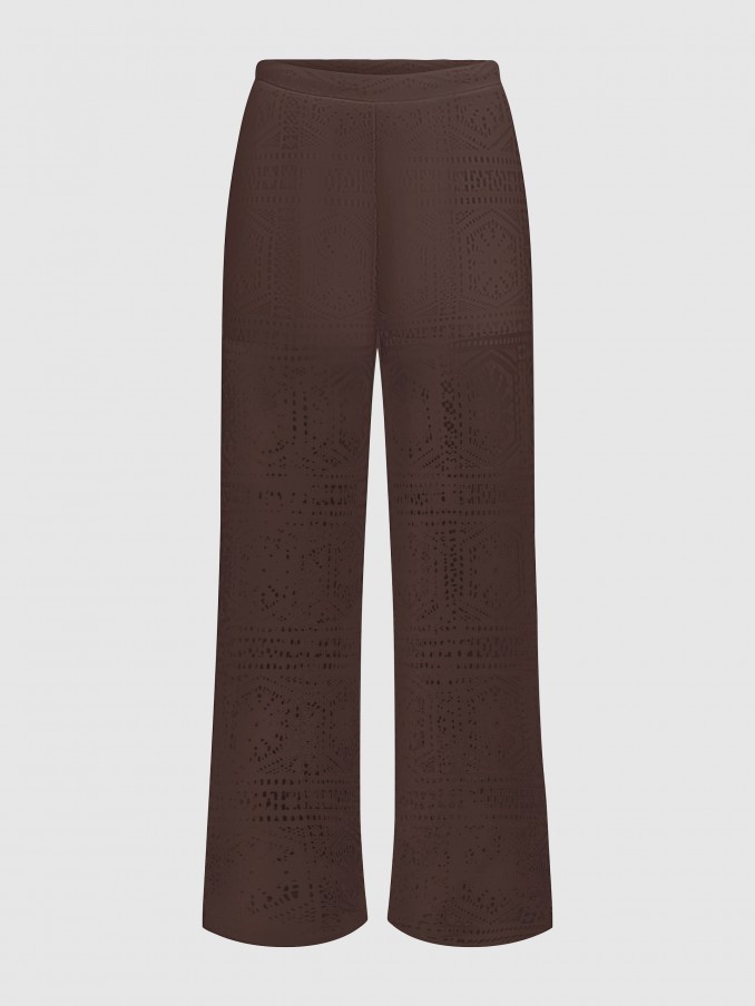Pants Woman Brown Only