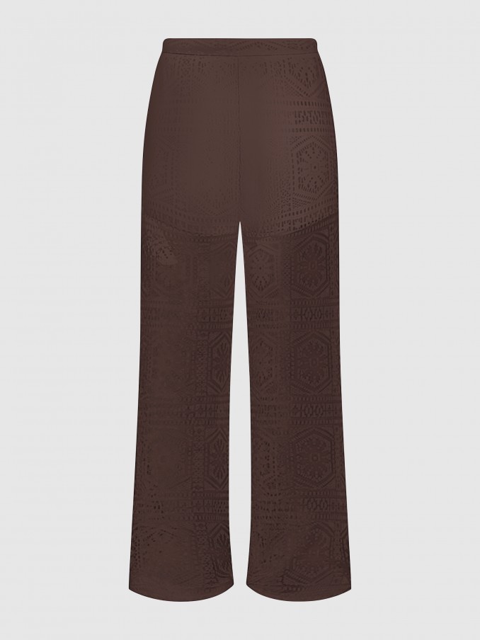 Pants Woman Brown Only