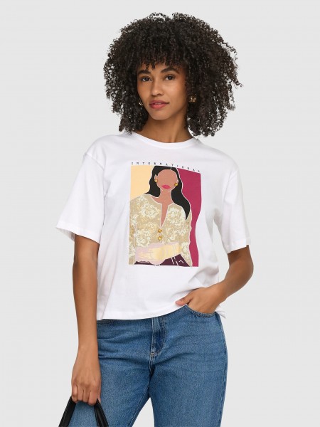 T-Shirt Only Mulher Susan