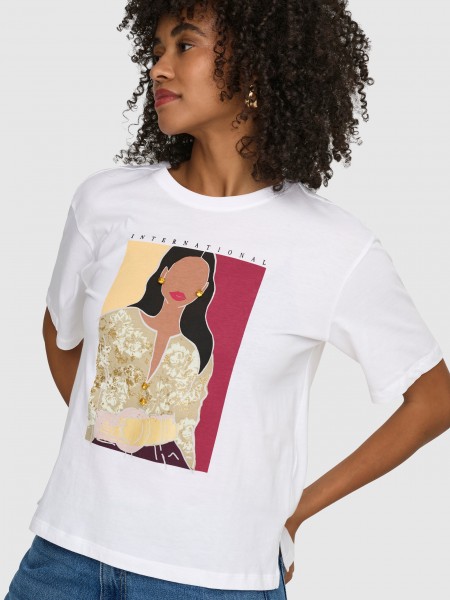 T-Shirt Only Mulher Susan