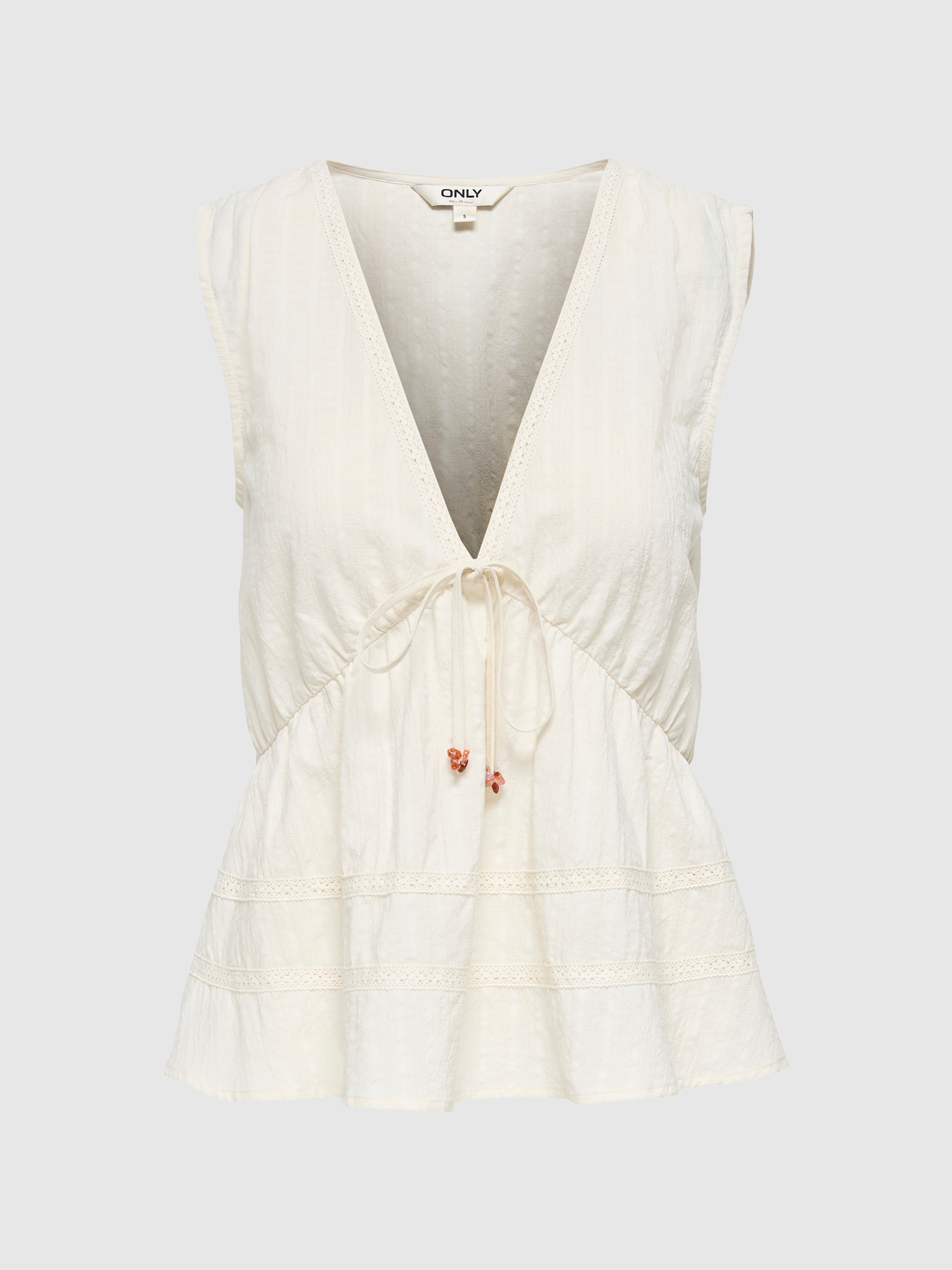 Blouse Woman Cream Only