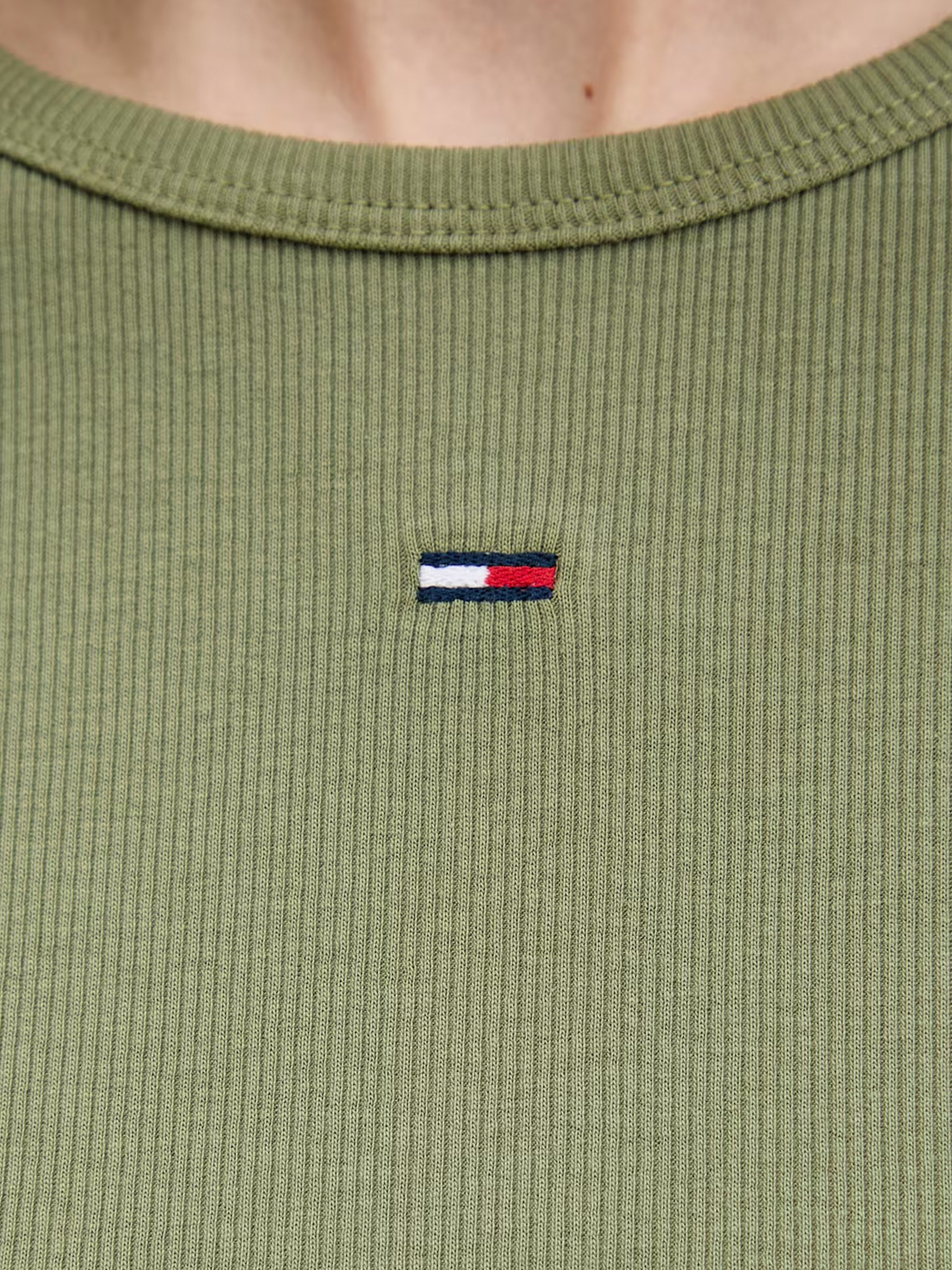 T-Shirt Woman Green Tommy Jeans