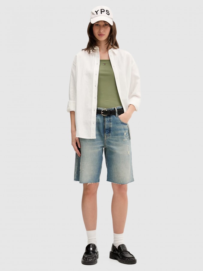 Blusa Mujer Verde Tommy Jeans