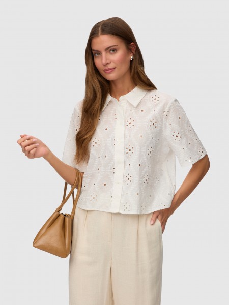 Camisa Mujer Blanco Vero Moda