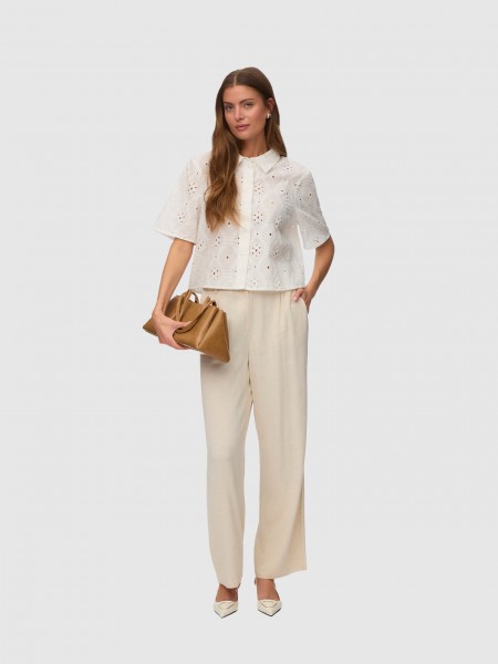 Camisa Mujer Blanco Vero Moda