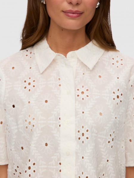 Camisa Mujer Blanco Vero Moda