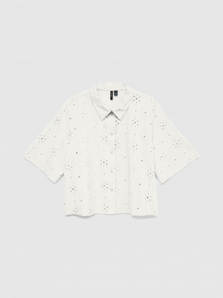 Camisa Mujer Blanco Vero Moda