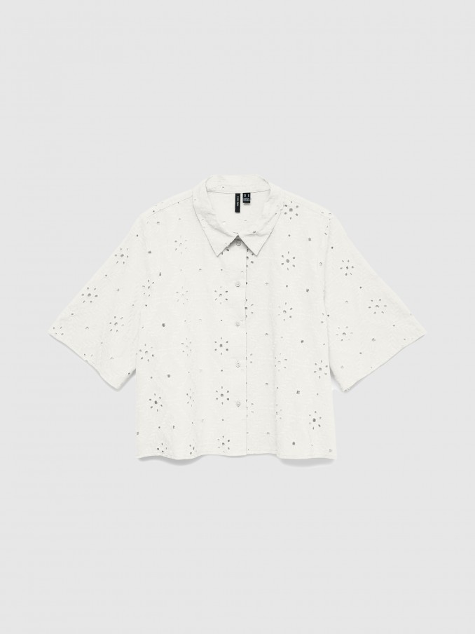 Camisa Mujer Blanco Vero Moda
