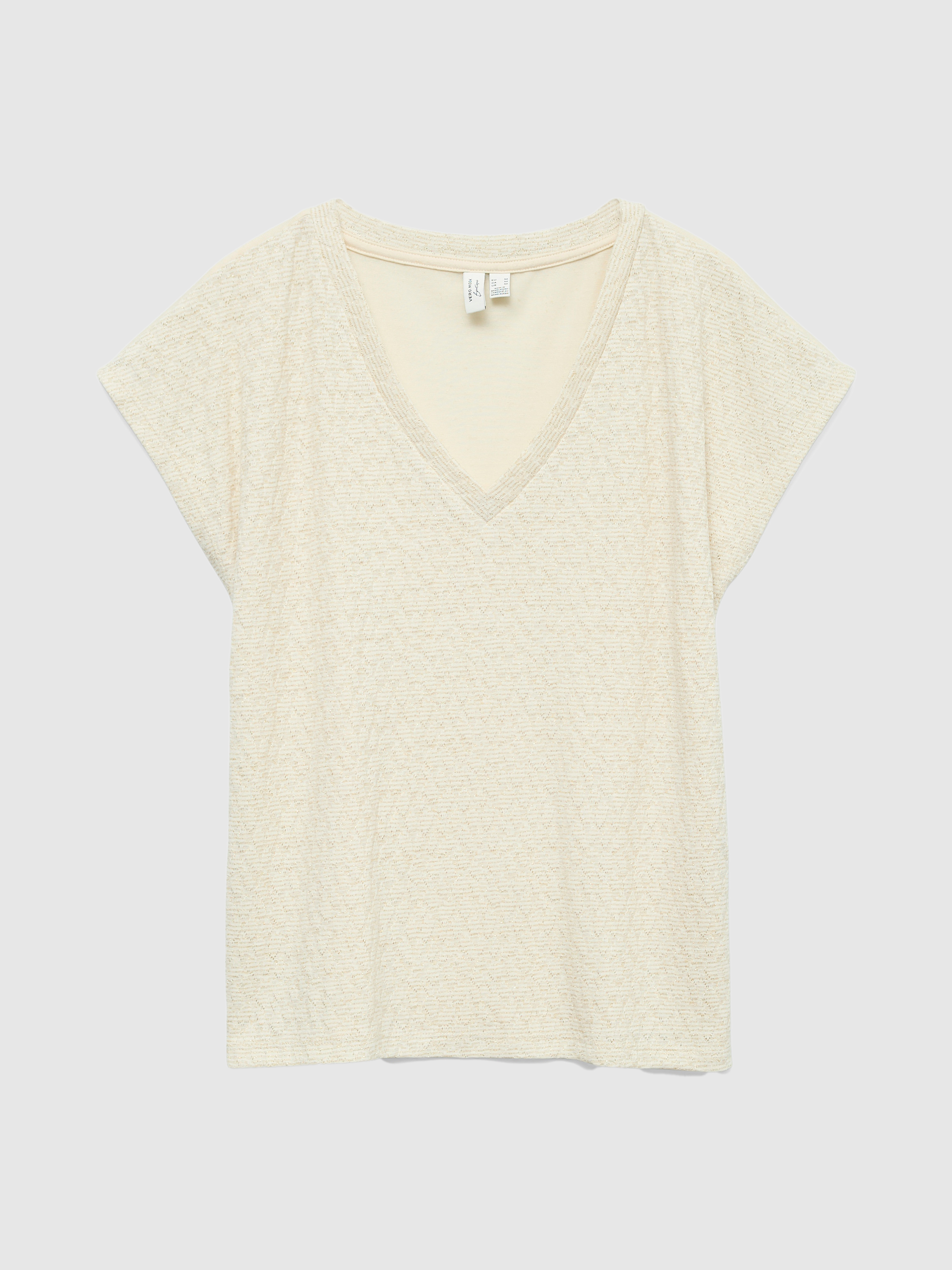 T-Shirt Woman Cream Vero Moda
