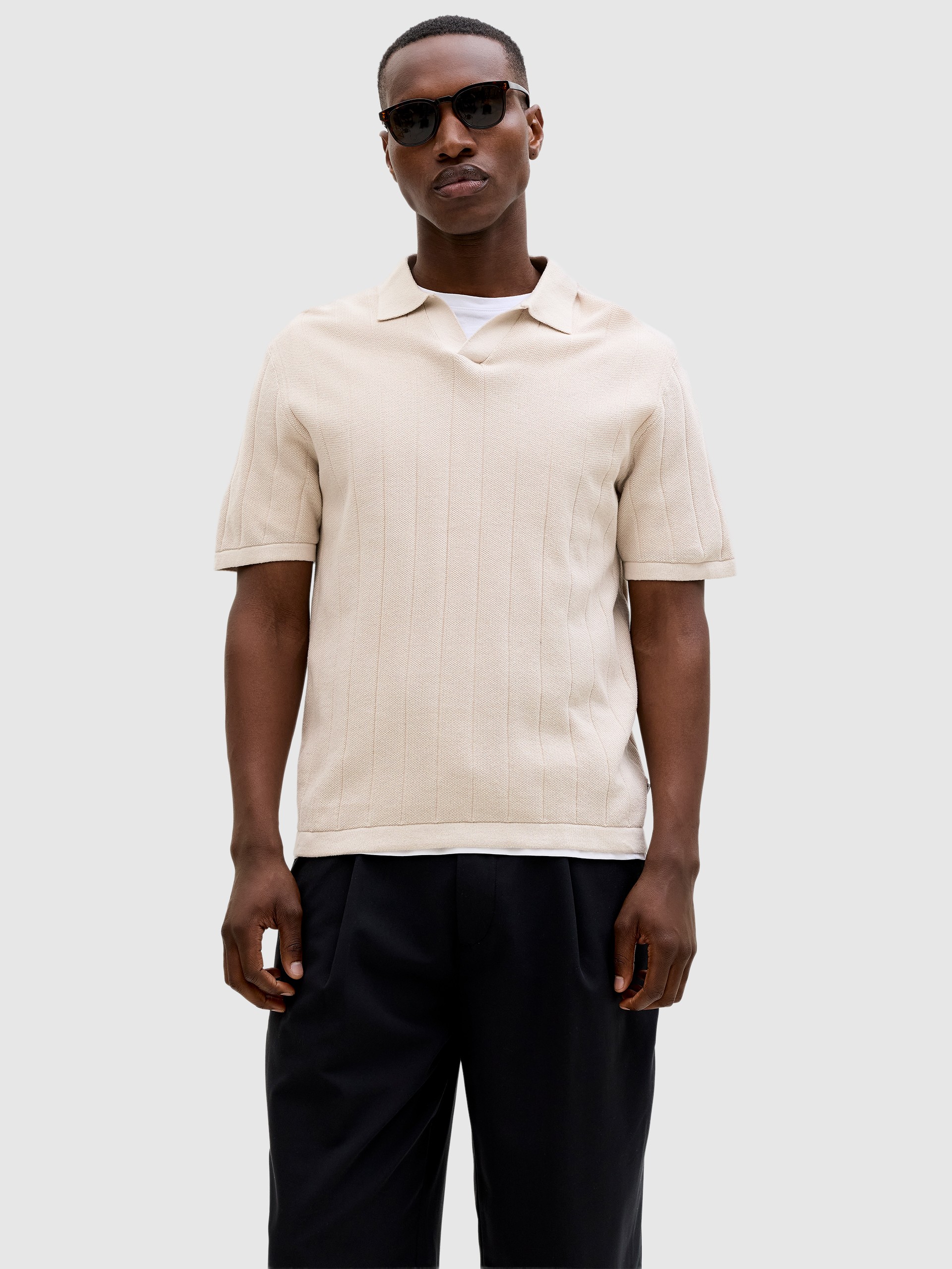Polo Shirt Man Cream Jack & Jones
