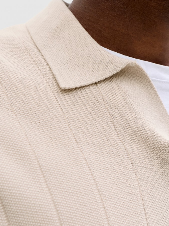 Polo Shirt Man Cream Jack & Jones