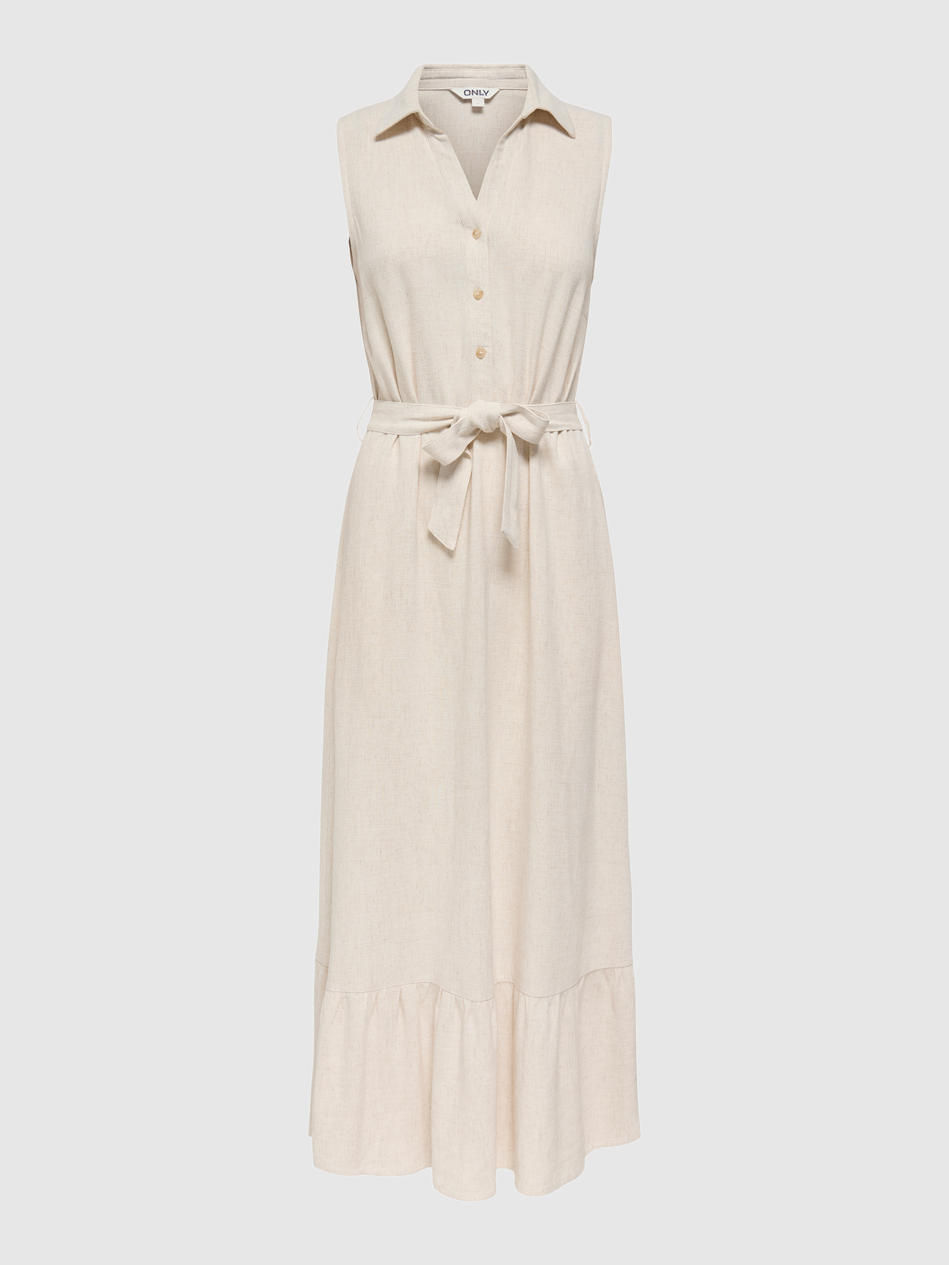 Dress Woman Beige Only