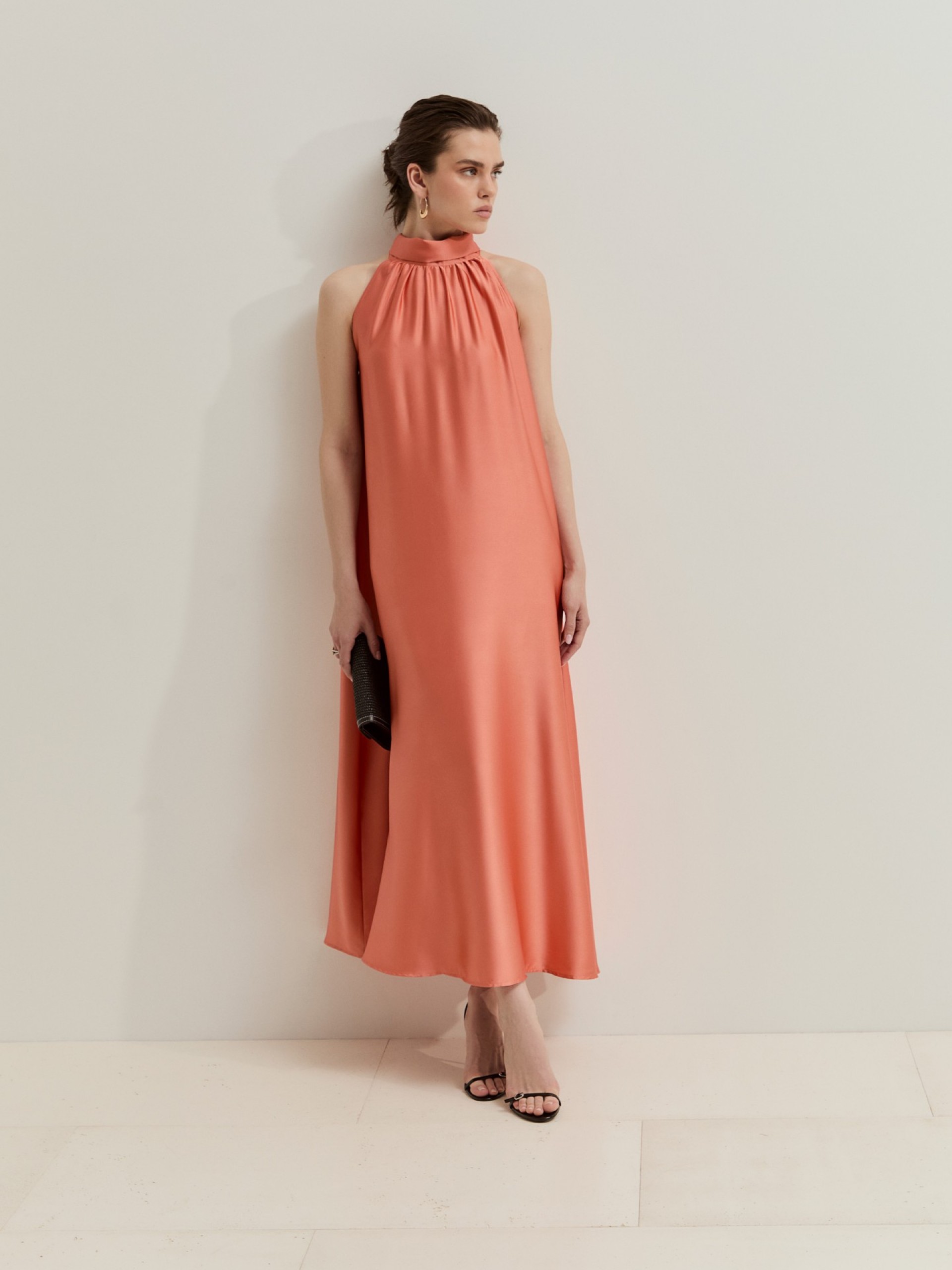 Vestido Mujer Naranja Lion Of Porches