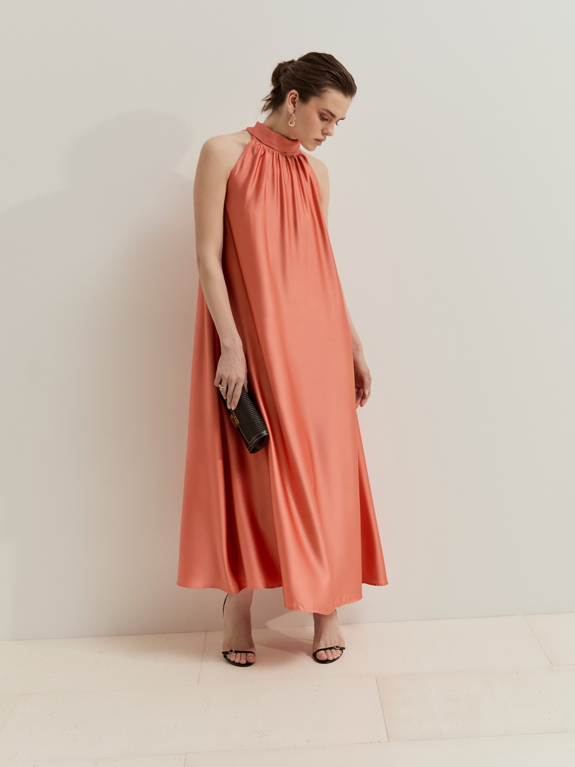 Vestido Mujer Naranja Lion Of Porches
