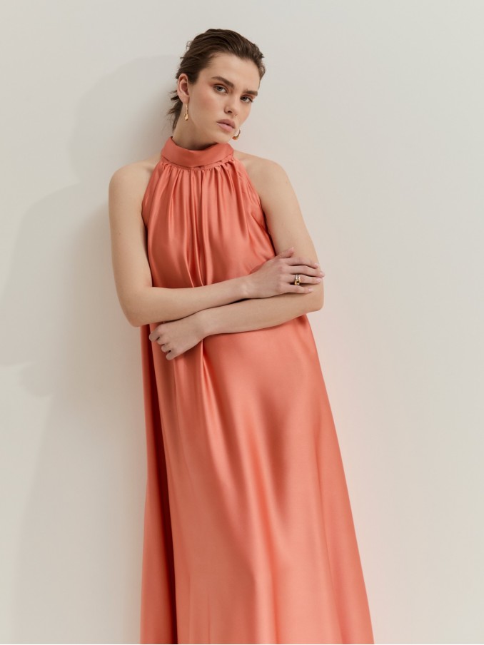 Vestido Mujer Naranja Lion Of Porches