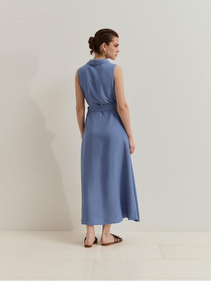 Vestido Mujer Azul Lion Of Porches