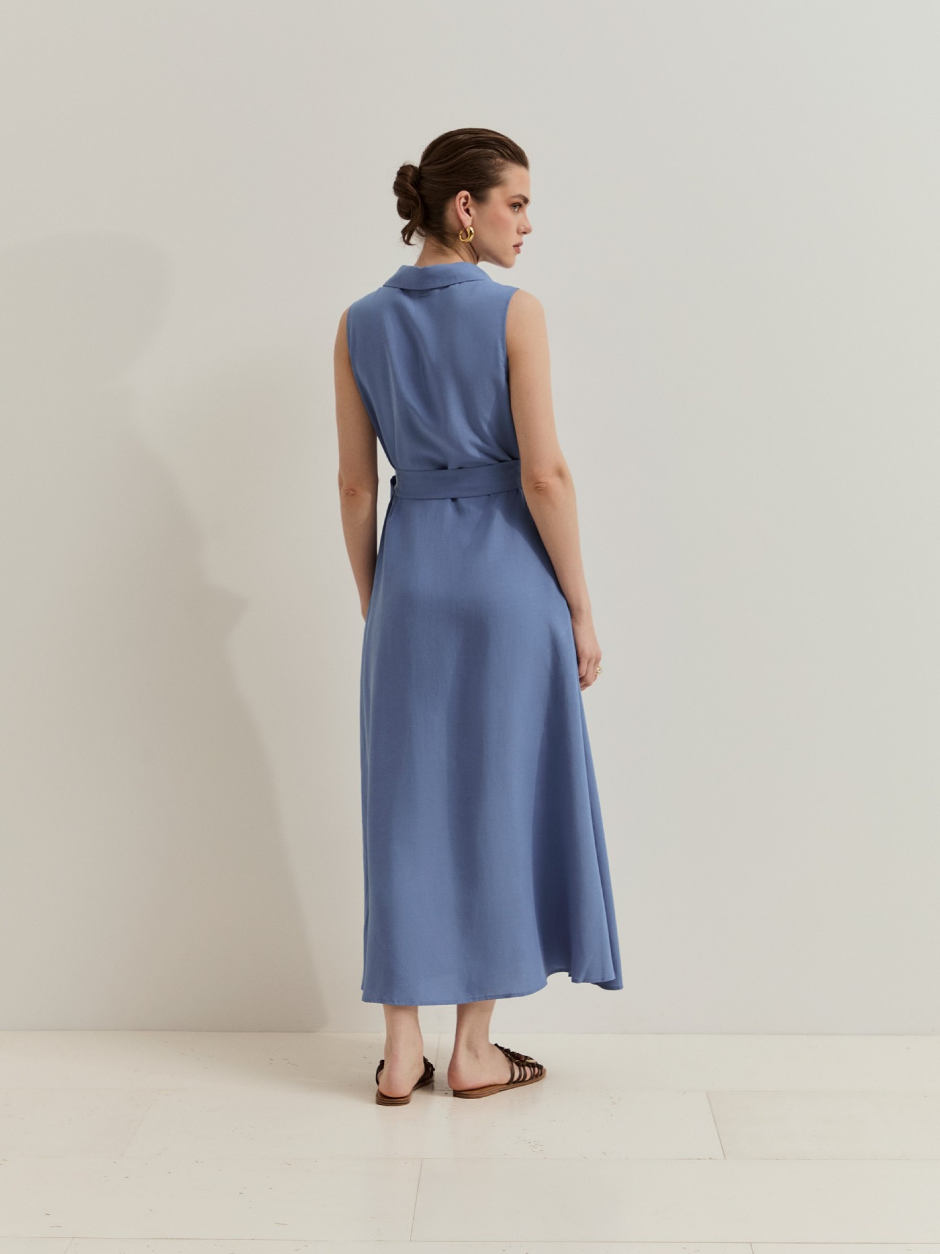 Vestido Mujer Azul Lion Of Porches