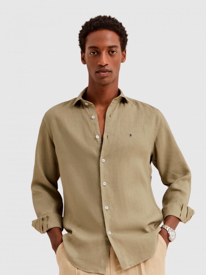 Camisa Hombre Caki Lion Of Porches