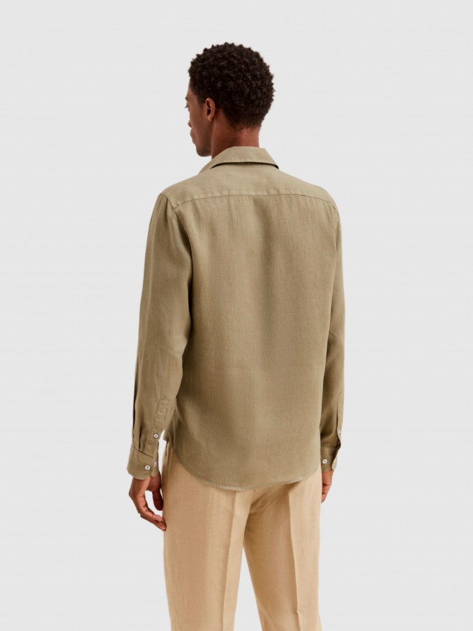 Camisa Hombre Caki Lion Of Porches