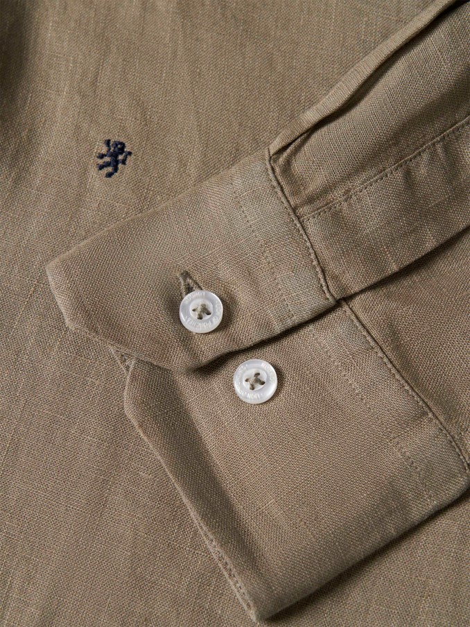 Camisa Hombre Caki Lion Of Porches