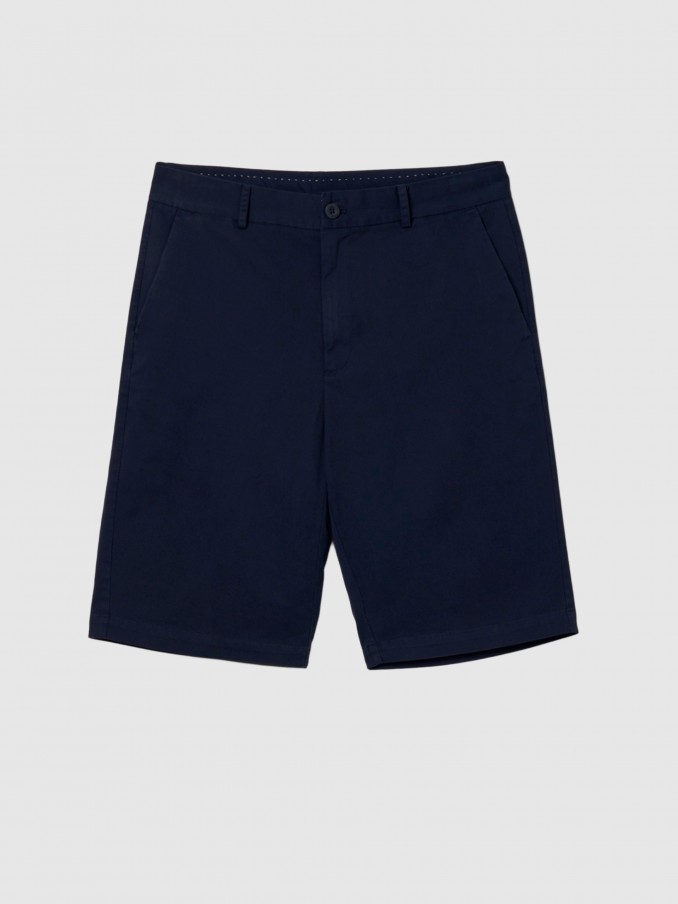 Shorts Man Navy Blue Lion Of Porches