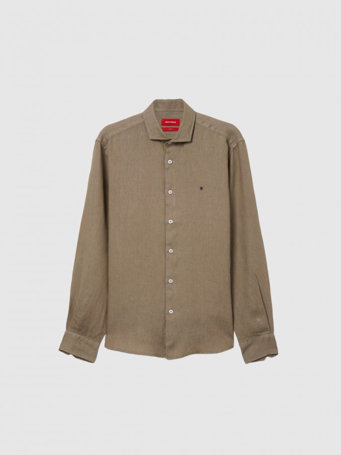 Camisa Hombre Caki Lion Of Porches