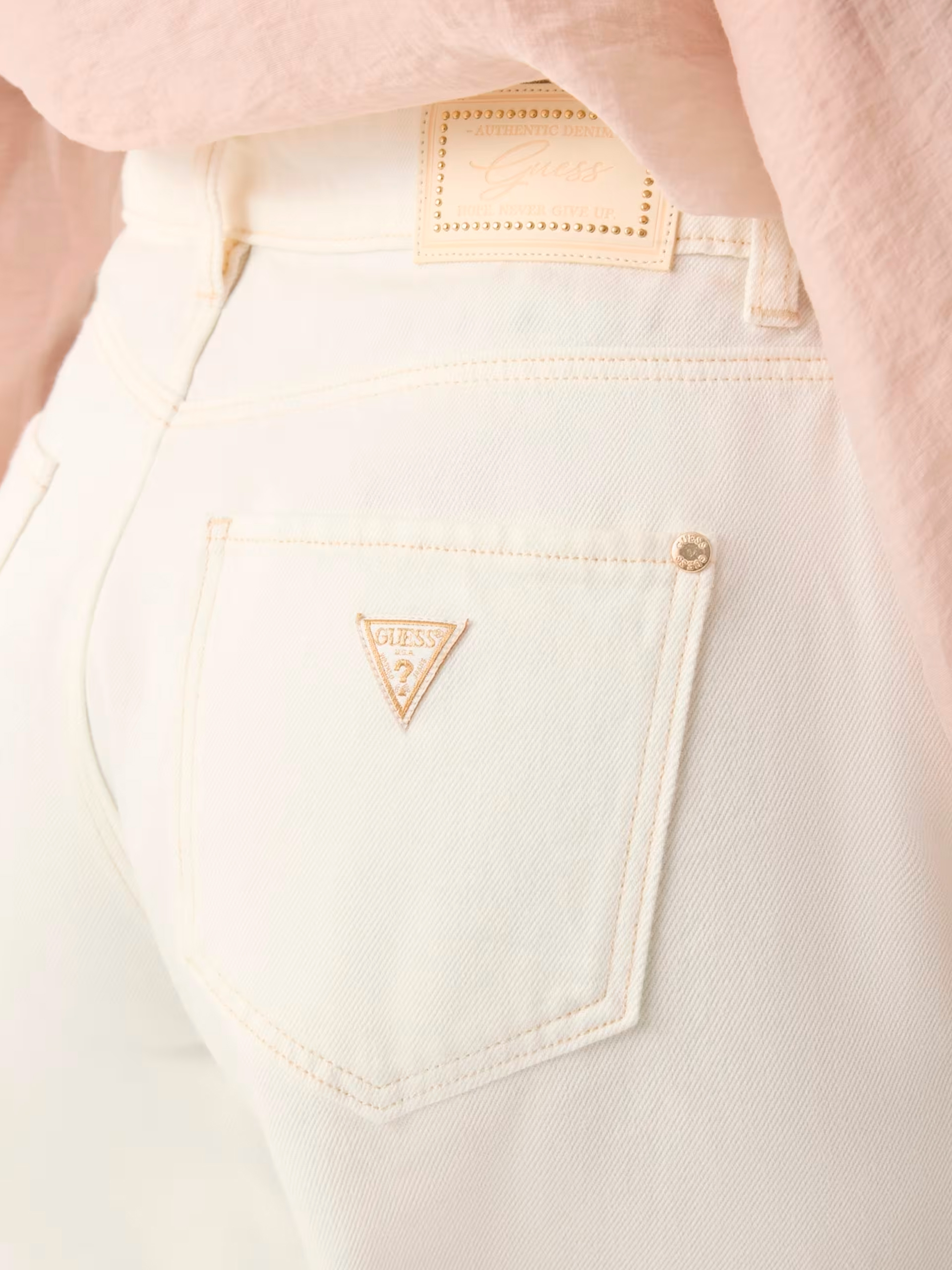 Pantalones Cortos Mujer Blanco Guess
