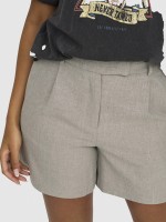 Shorts Woman Beige Only Shorts Woman Beige Only