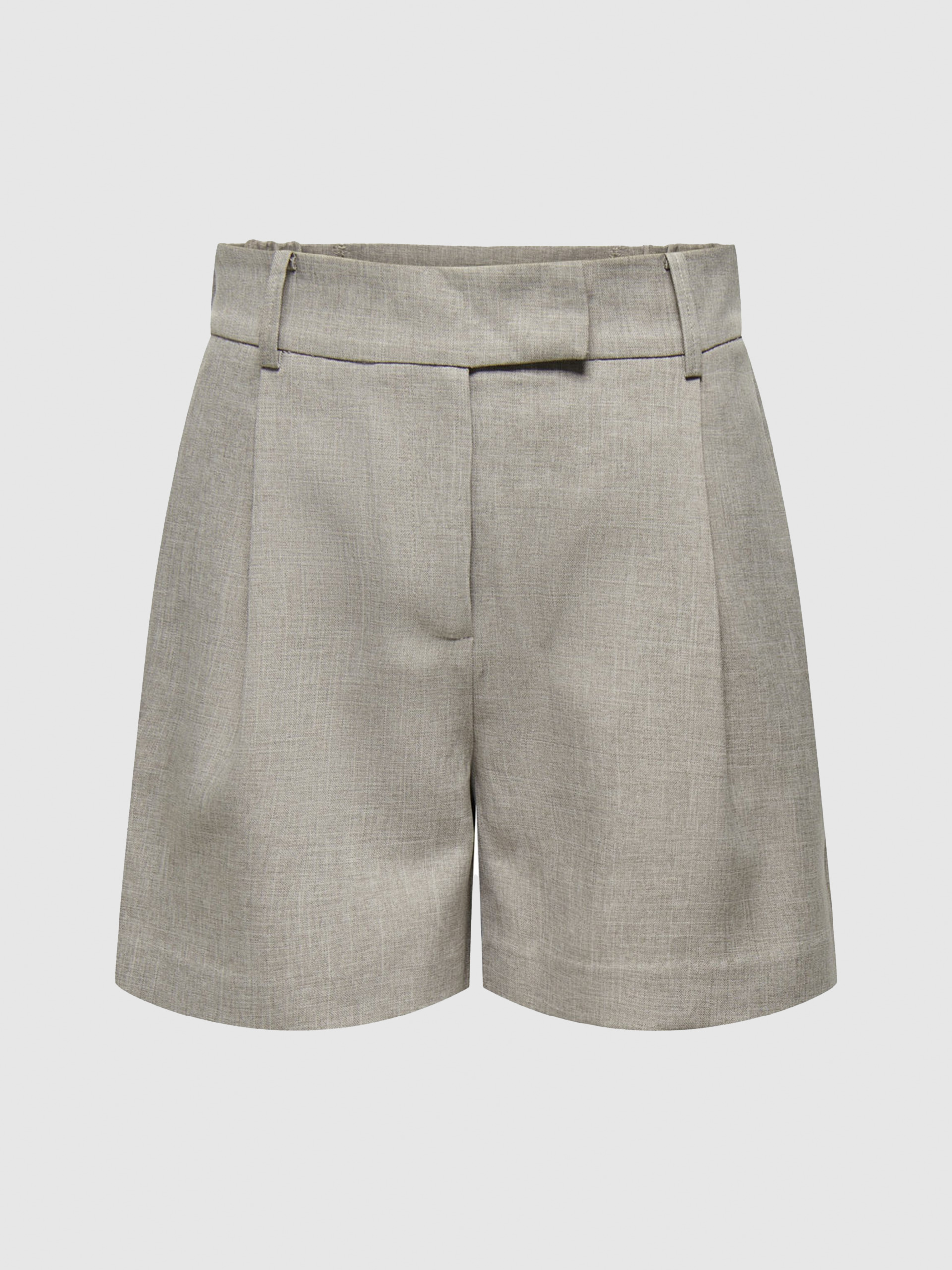 Shorts Woman Beige Only