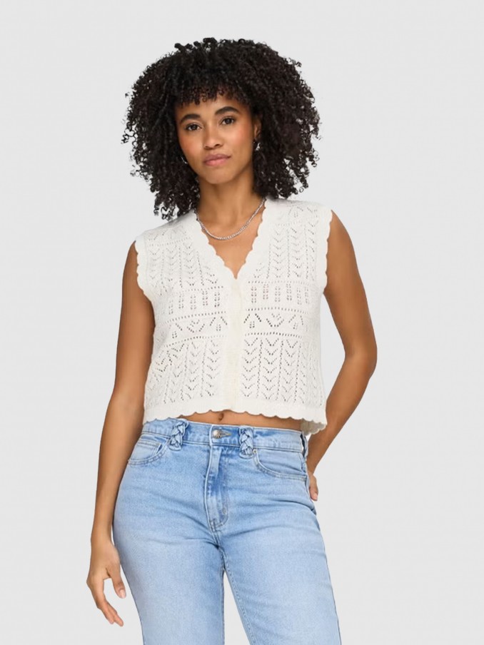 Vest Woman Cream Only