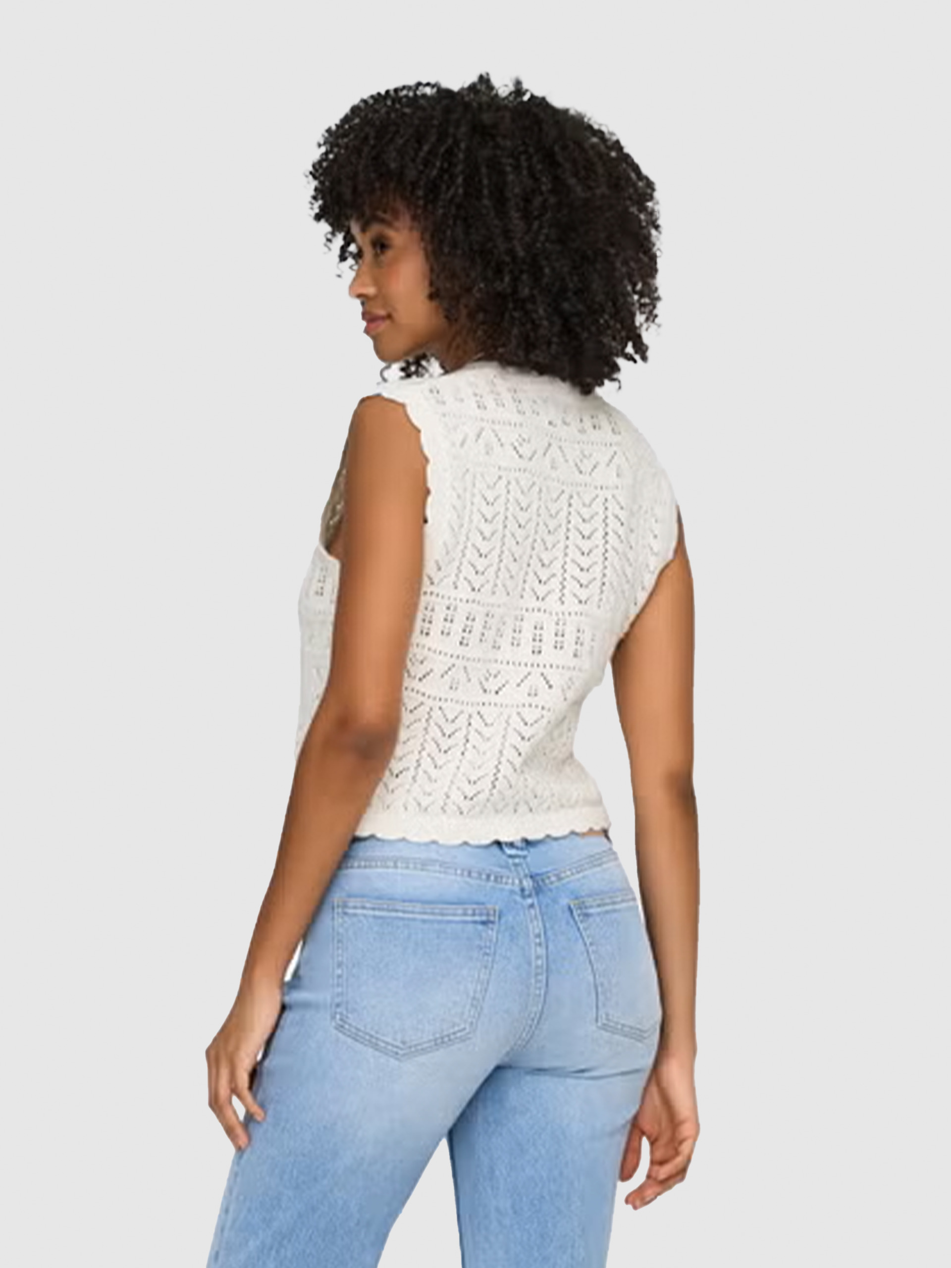 Vest Woman Cream Only