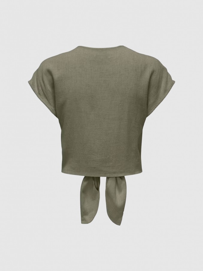 Camisa Mujer Verde Only