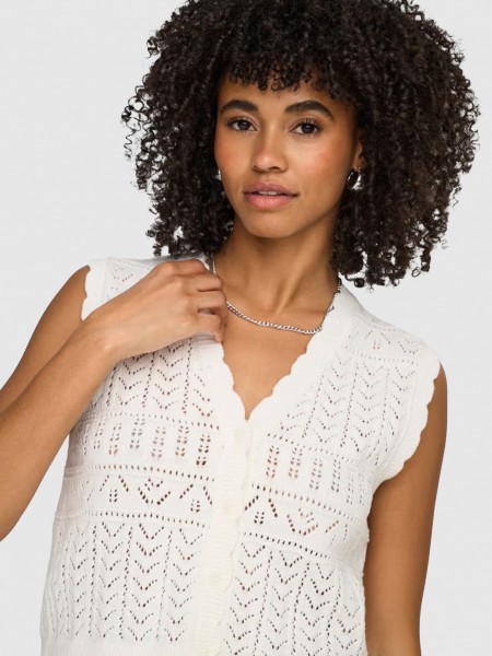 Vest Woman Cream Only
