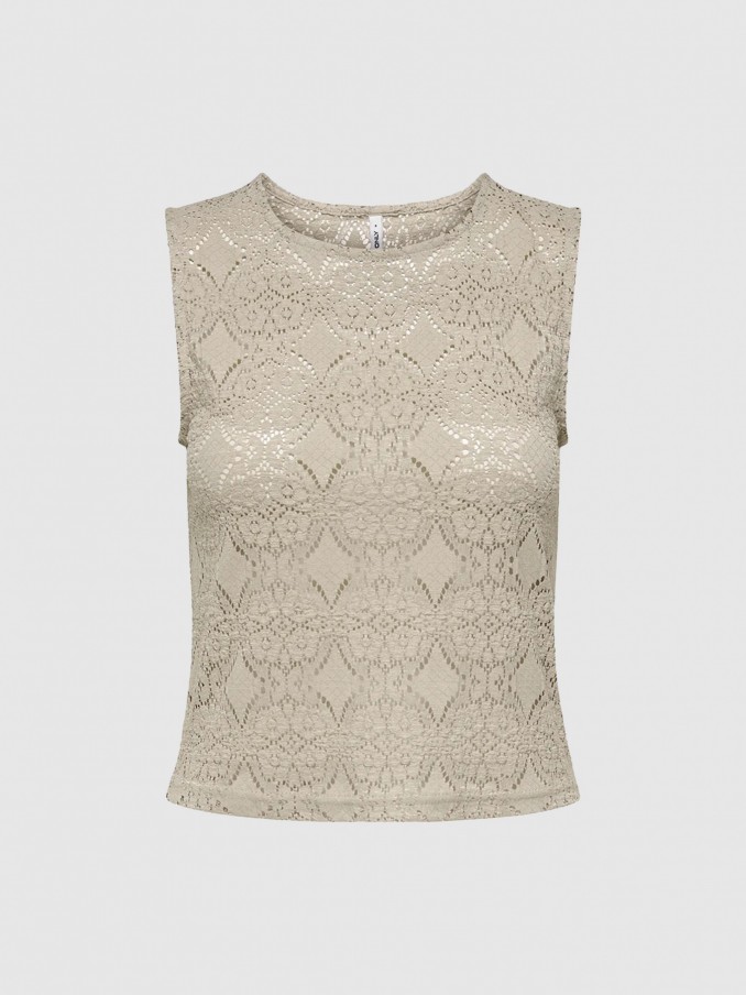 Shirt Woman Beige Only