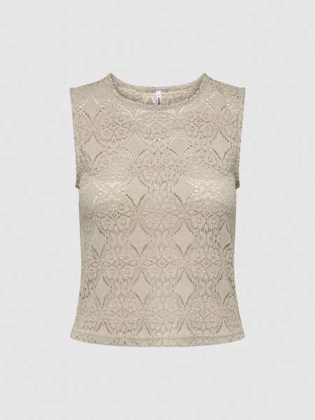 Shirt Woman Beige Only Shirt Woman Beige Only