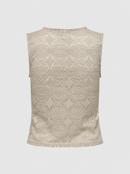 Shirt Woman Beige Only Shirt Woman Beige Only