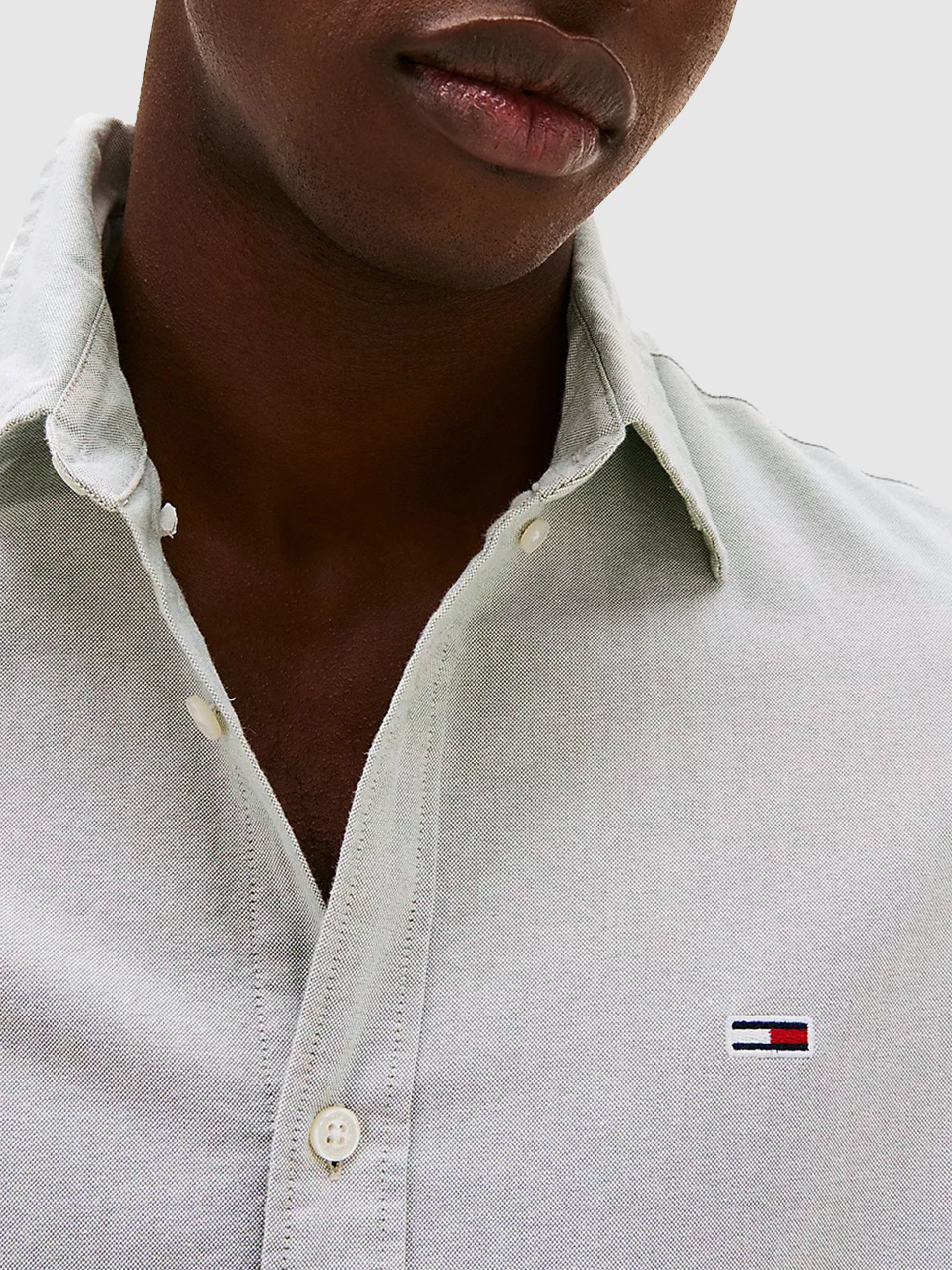 Shirt Man Green Tommy Jeans
