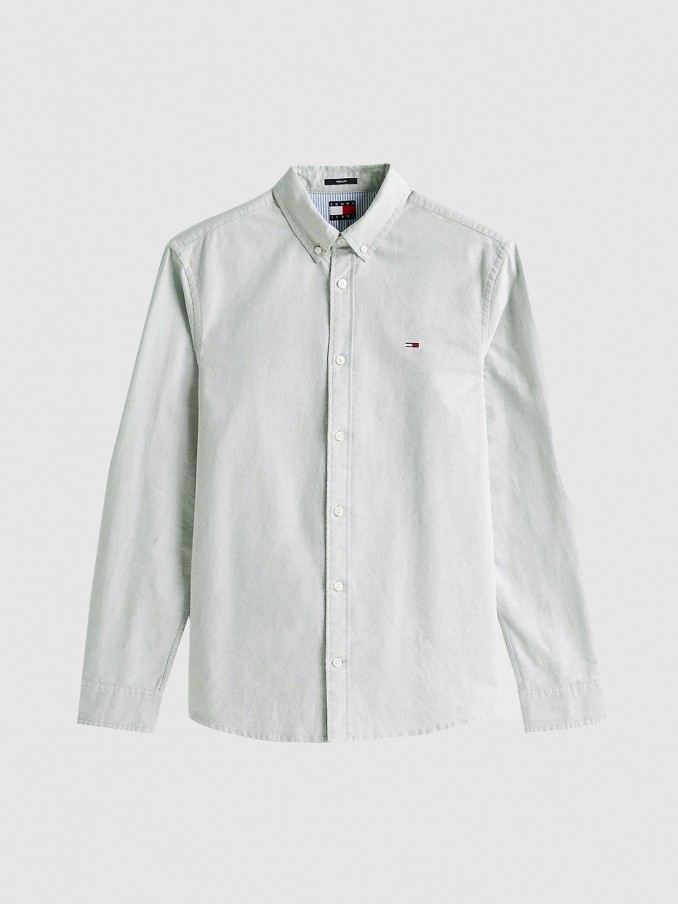 Shirt Man Green Tommy Jeans