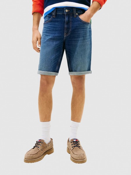 Shorts Man Dark Jeans Tommy Jeans Shorts Man Dark Jeans Tommy Jeans
