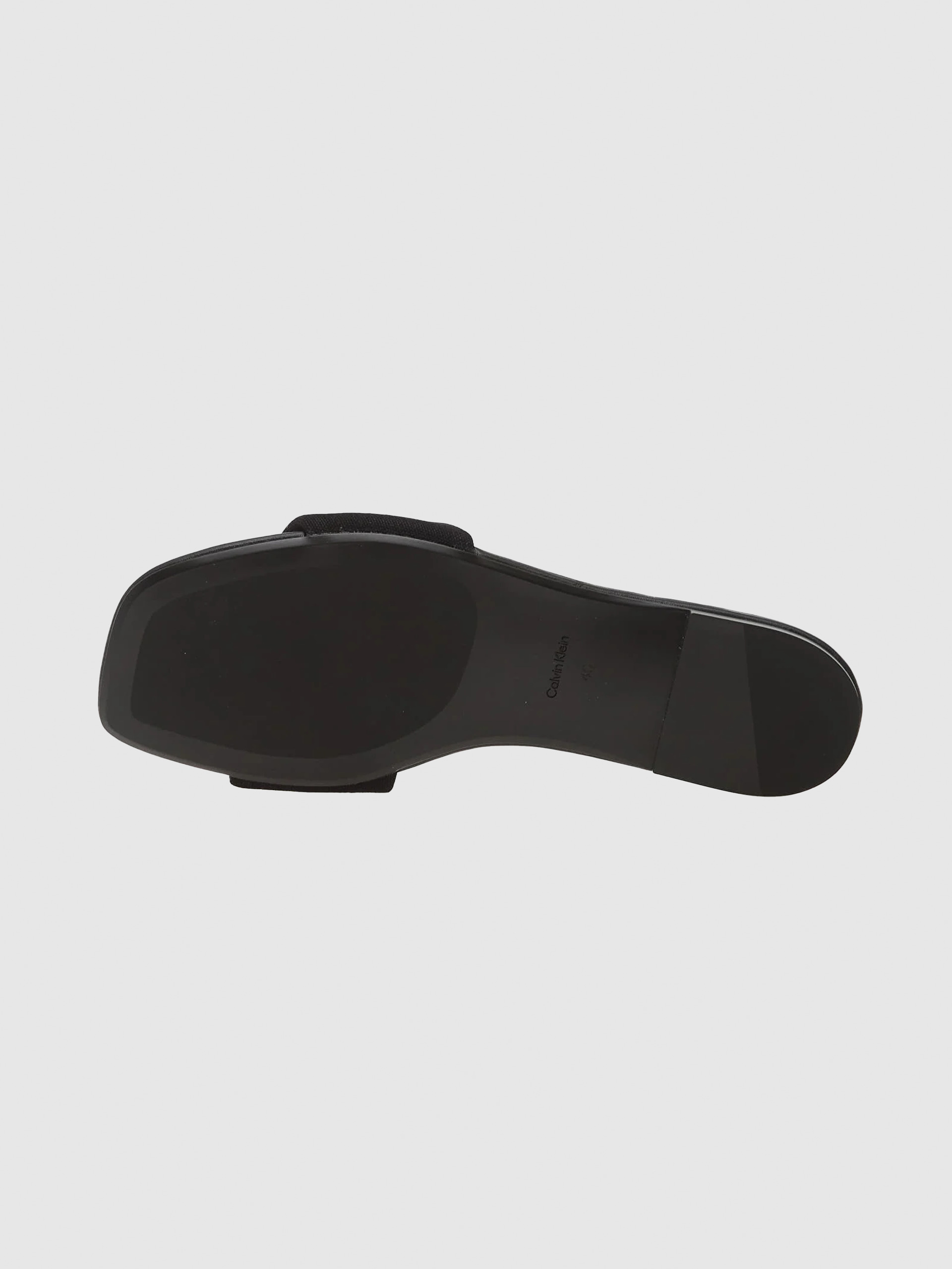 Chinelo Mulher Calvin Klein Square Flat Sndl Canvas Hw