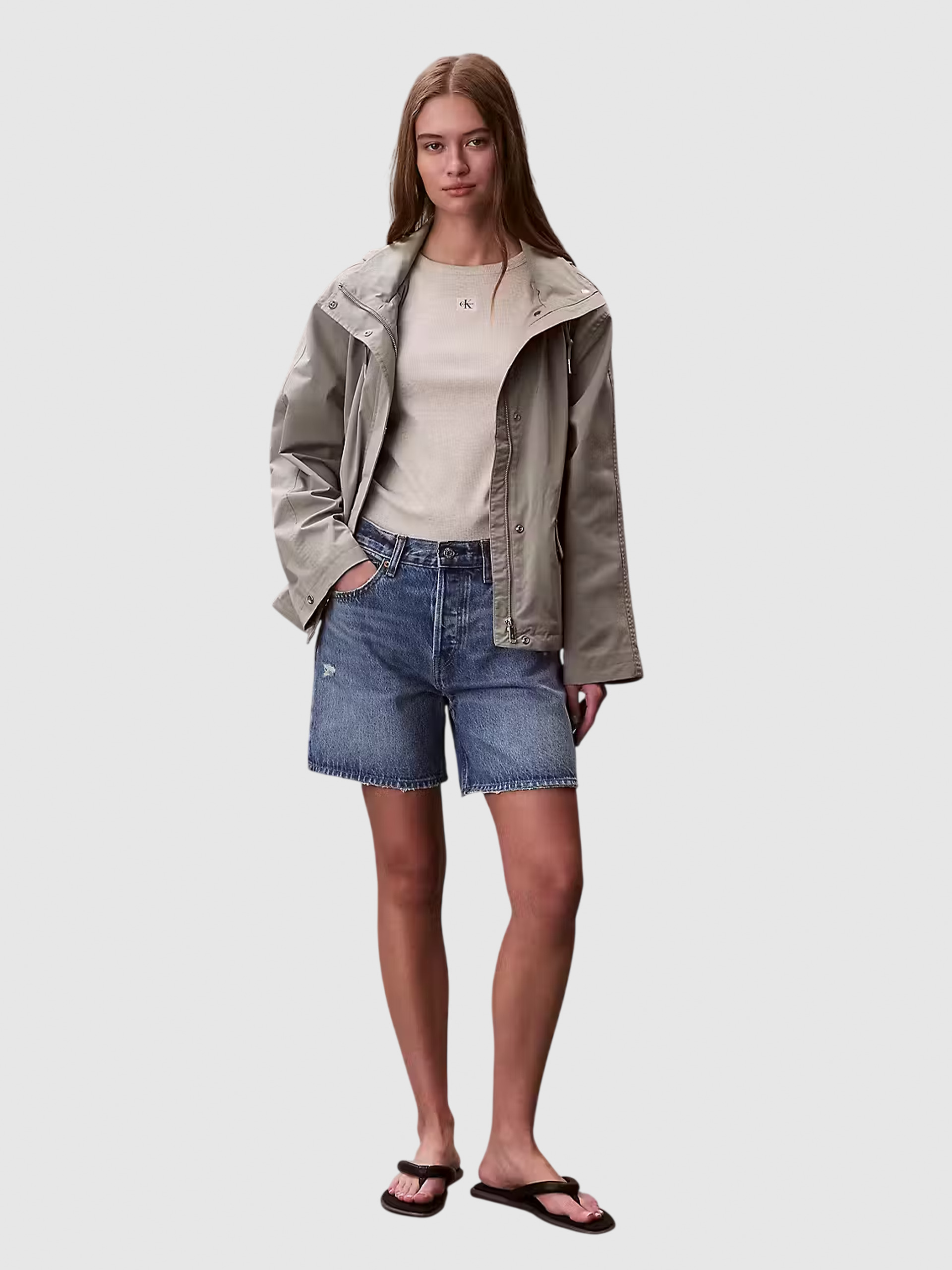 Casaco Calvin Klein Mulher Short Transitional Tech Jacket