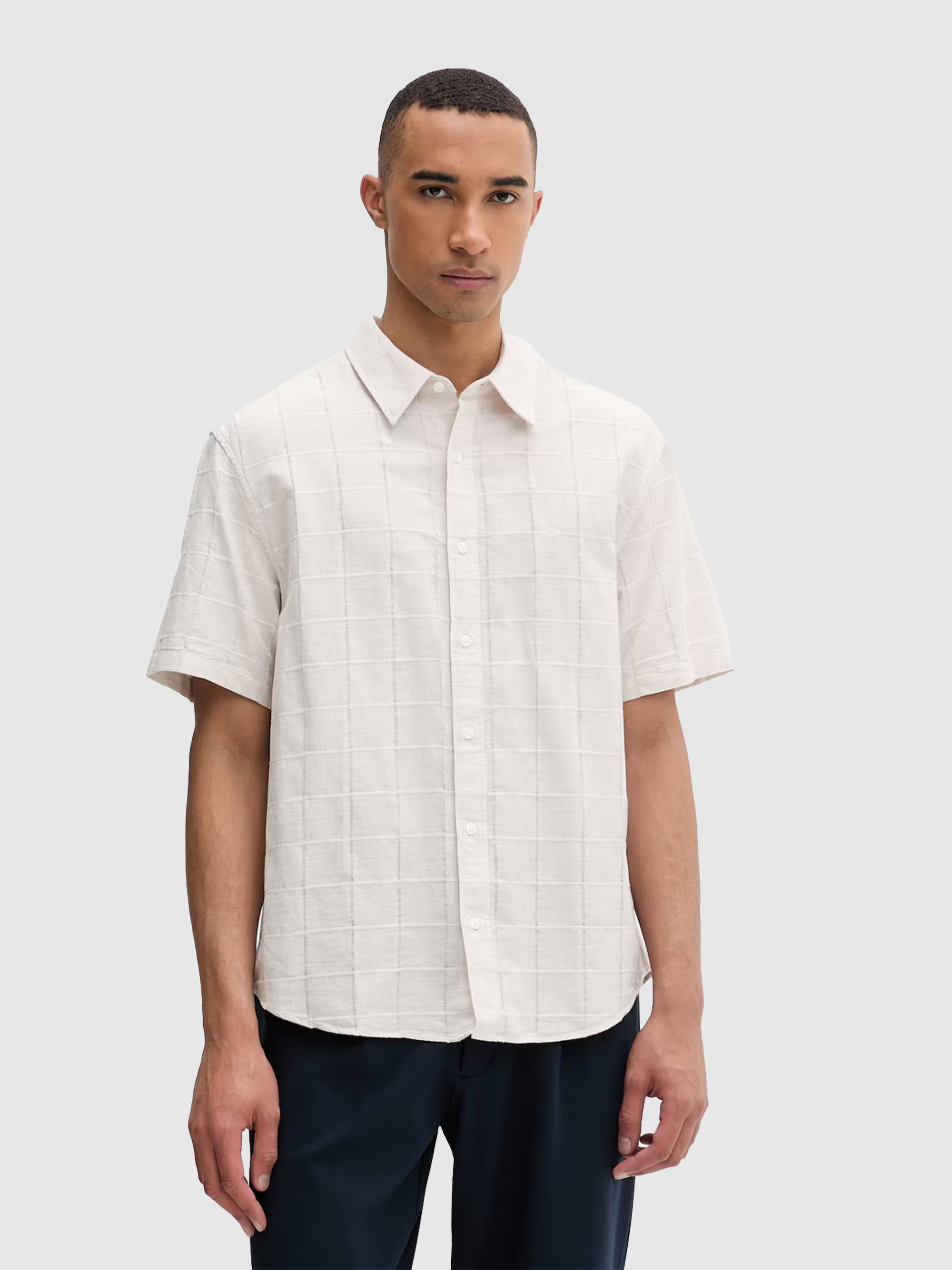 Camisa Hombre Blanco Calvin Klein