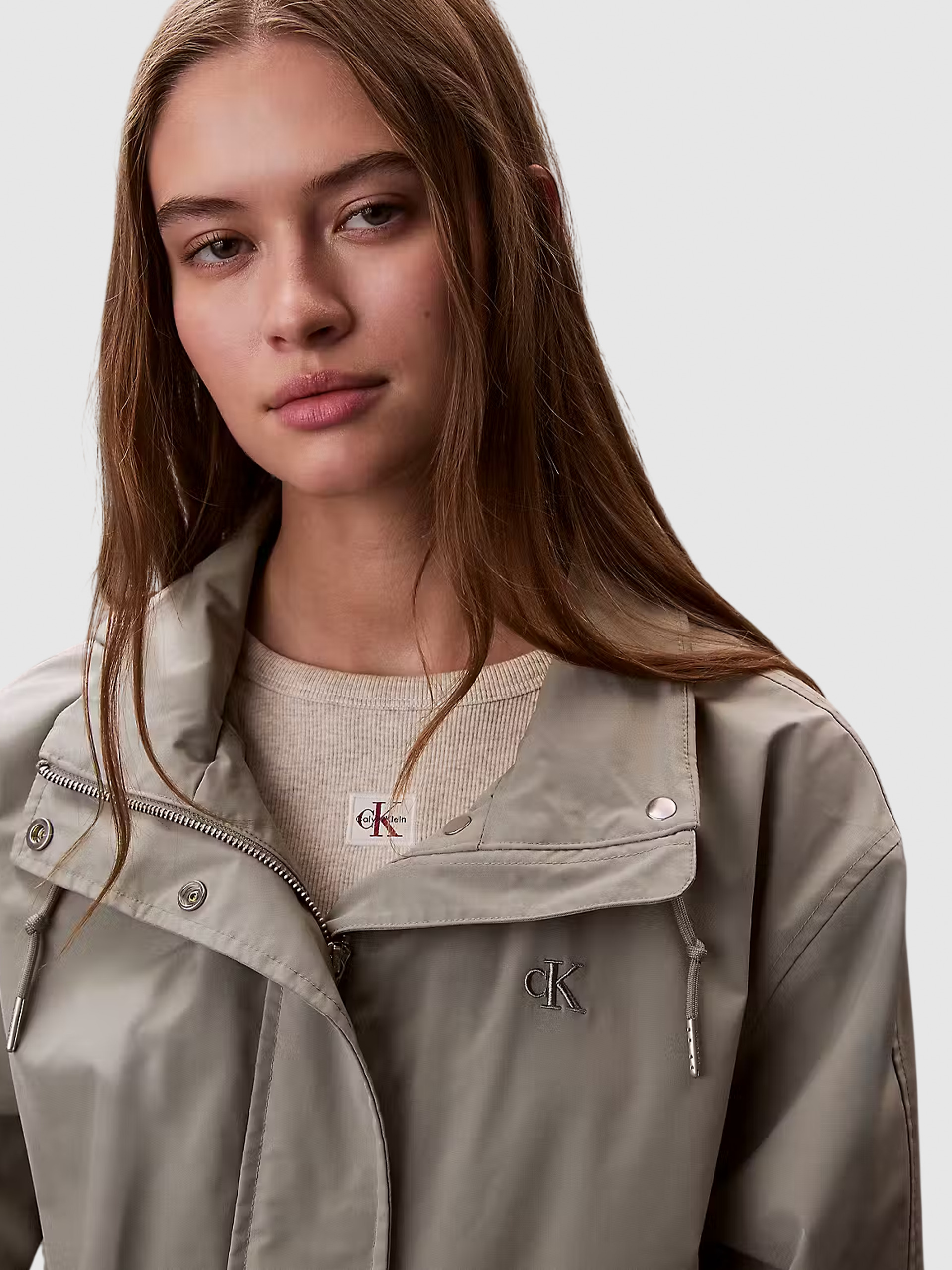 Casaco Calvin Klein Mulher Short Transitional Tech Jacket